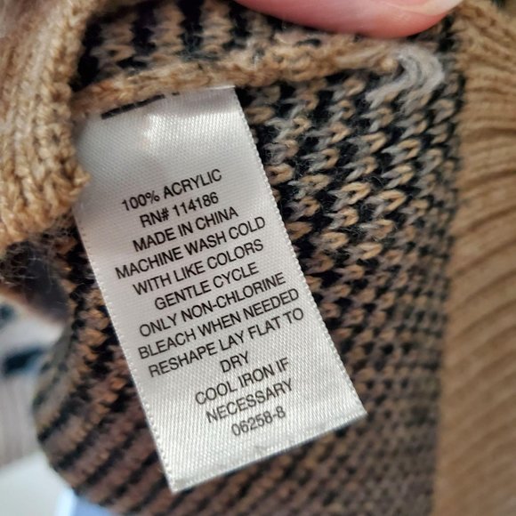 Women's Small A.N.A Cheetah Print Sweater - Picture 4 of 5